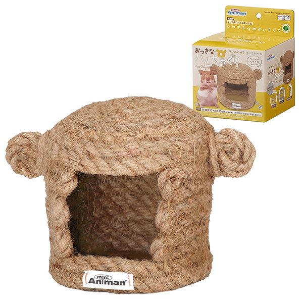 MiniAniman Hamster House МІНІЕНІМЕН БУДИНОЧОК ДЛЯ ХОМ’ЯКА плетене місце в клітку Київ - фото 1