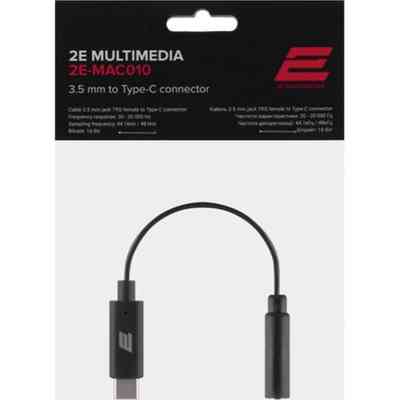 Переходник USB-C to 3.5mm F 0.10m 2E (2E-MAC010) Винница