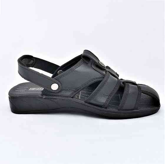 Чоловічі Шльопанці Сандалії Чорні Босоніжки на Липучці Тапочки (розміри: 40) Дніпро