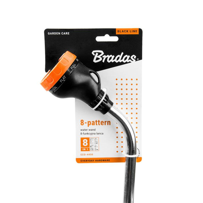Насадка для поливу зі штангою 8 функціональний 83см ECO-4450 BRADAS Польща Київ - фото 3
