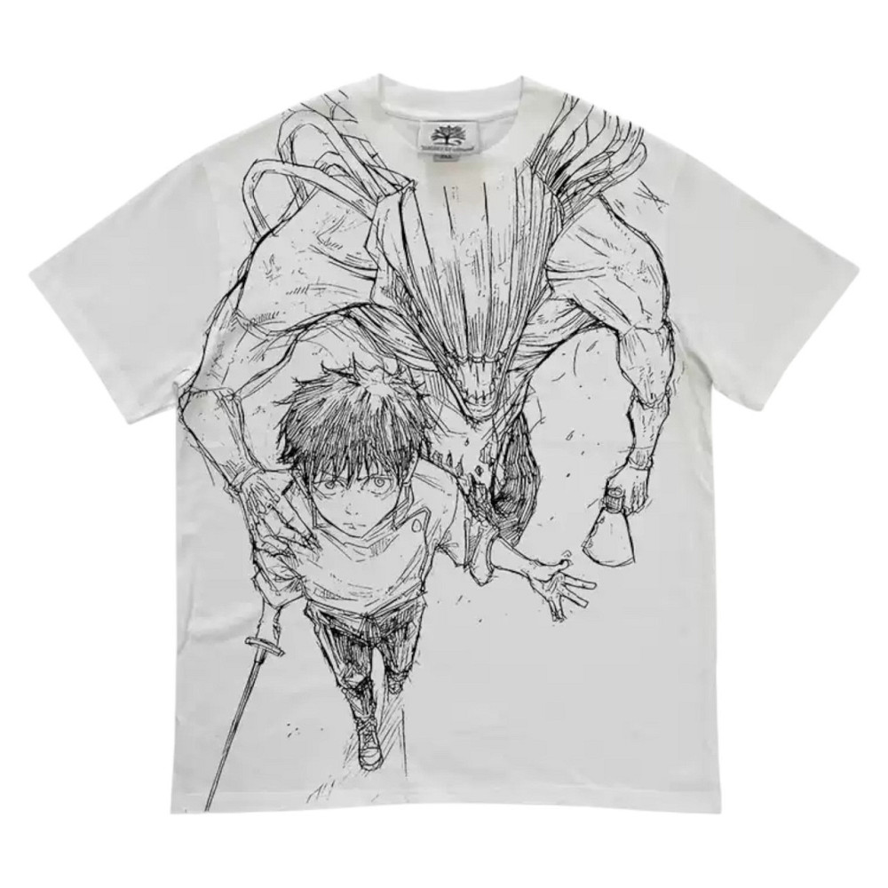 Футболка мужская с принтом аниме Аниме Джуджутсу Каисен Йута оверсайз (S/M/L) Черний Днепр - изображение 1