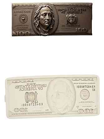 Молд силиконовый Доллары 144 на 60 мм серый Киев