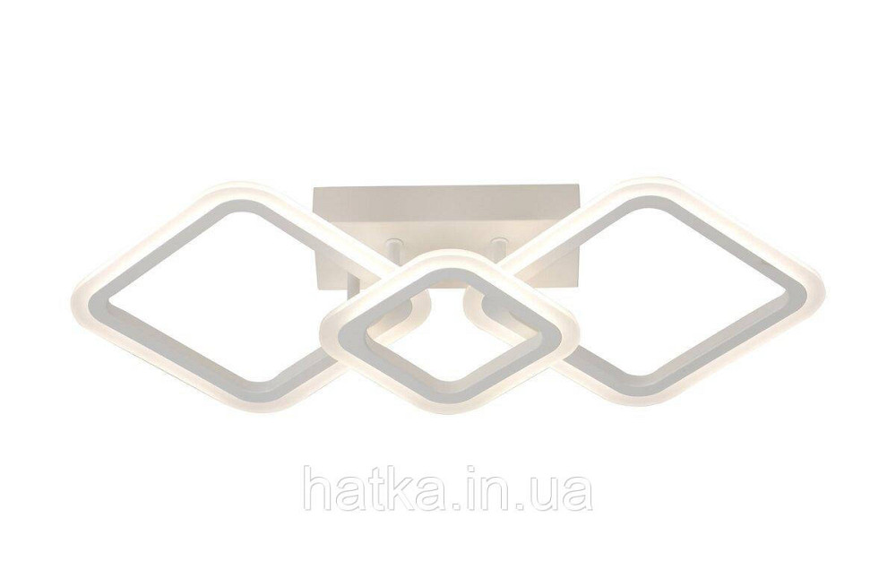 Світлодіодна люстра VALESO G 2929/2+1 58W Білий Київ - фото 1