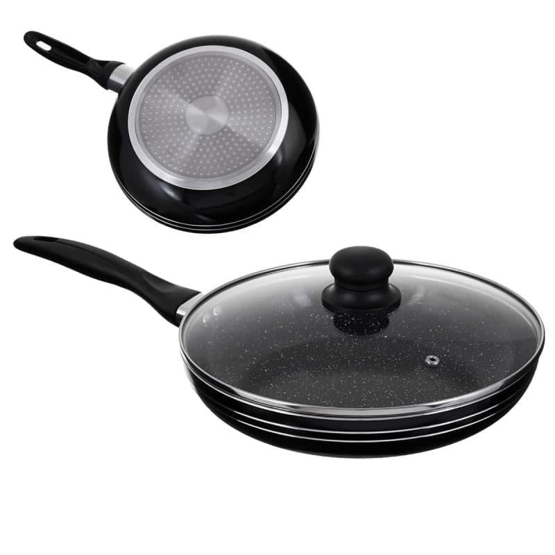 Сковорода UNIQUE UN-5162 20см с крышкой (6 шт/ящ) Одесса - изображение 1