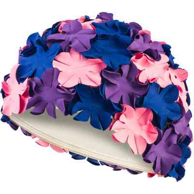 Шапка для плавания Aqua Speed Bloom 5705 105-03 пурпурний, рожевий, синій Жін OSFM (5908217657053) Винница