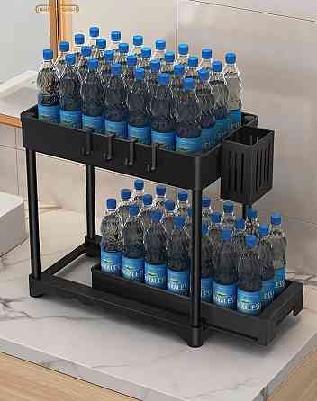 Стеллаж для кухни.Многофункциональный стеллаж двухъярусный для бытовых принадлежностей Каменец-Подольский