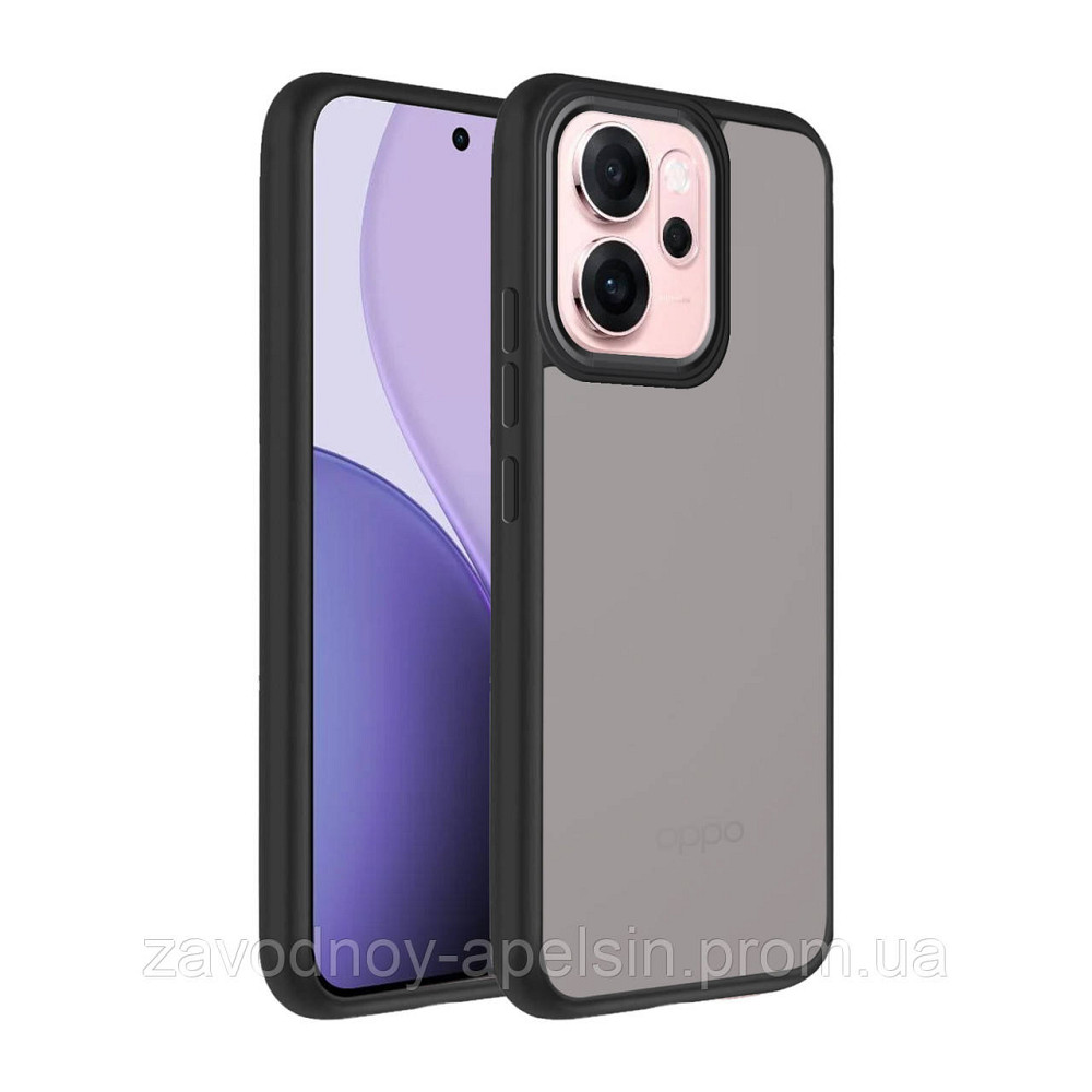 Oppo Reno14 F FS ​​Чохол матовий TPU+PC (чорний) Одеса - фото 1