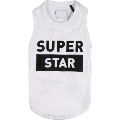 Борцовка для животных Pet Fashion "Superstar" XS белая (4823082421824) Винница - изображение 1