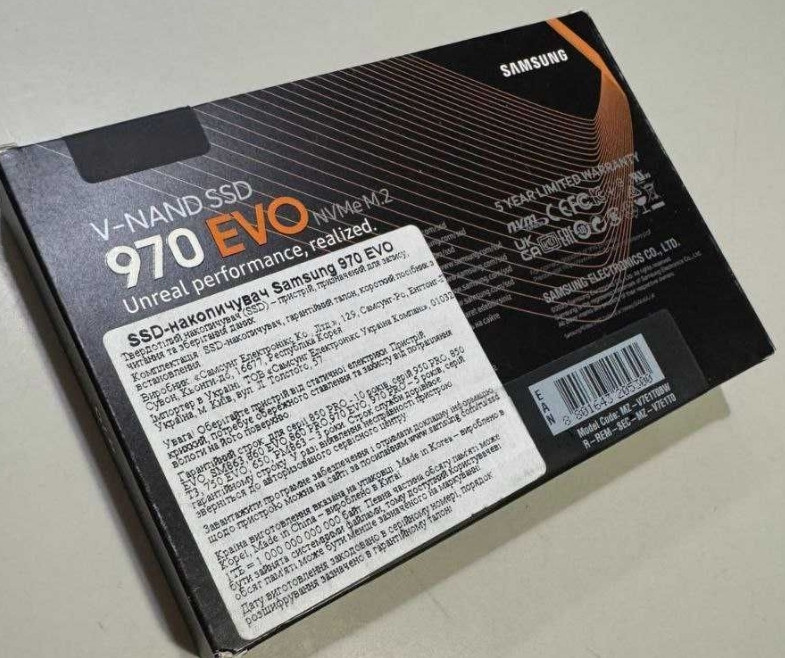 SSD накопичувач Samsung 970 EVO Харків - фото 1