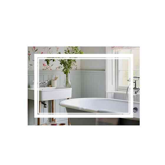 Дзеркало Qtap Cardinal 1200х800 з LED-підсвіткою Touch, з антизапотіванням, з димером, рег. темп. кольори (3000-6500 K) Київ