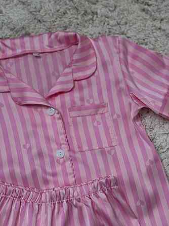 Дитяча піжама із сатину Смужка в серця 146-152 Харків