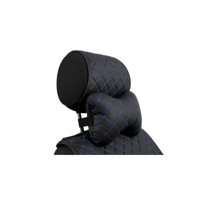 Подушка EVAtech ECO 27х16 см чорна з синьою ниткою (SPCRBL) Винница - изображение 2