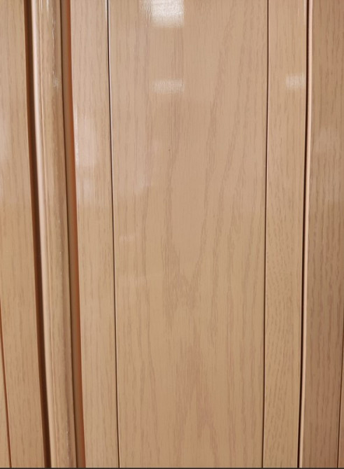 Двері гармошка полуостекленная 1020х2030х10мм ДУБ Світлий №3 Дніпро - фото 8