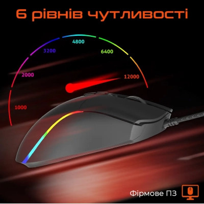 Мышка Meetion GM19 USB Black (MT-GM19_2023-A) Винница - изображение 5