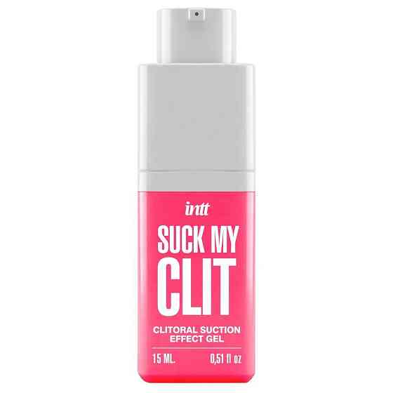 Смоктайзер для клітора Intt Suck My Clit Wild Strawberry (15 мл), полуниця, гель з ефектом посмоктування Sex Aura Київ