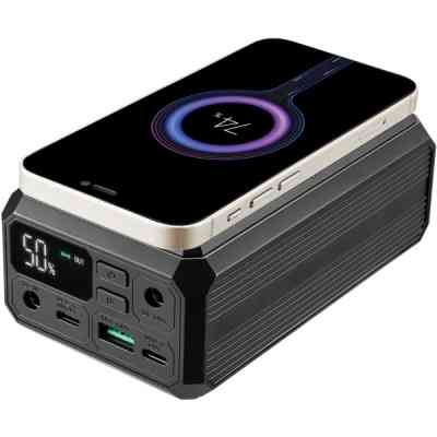 Батарея универсальная Sandberg 27000mAh Laptop DC1224v 84W, PD/100W, QC/3.0, QI/10W, PowerThrough (421-13) Винница