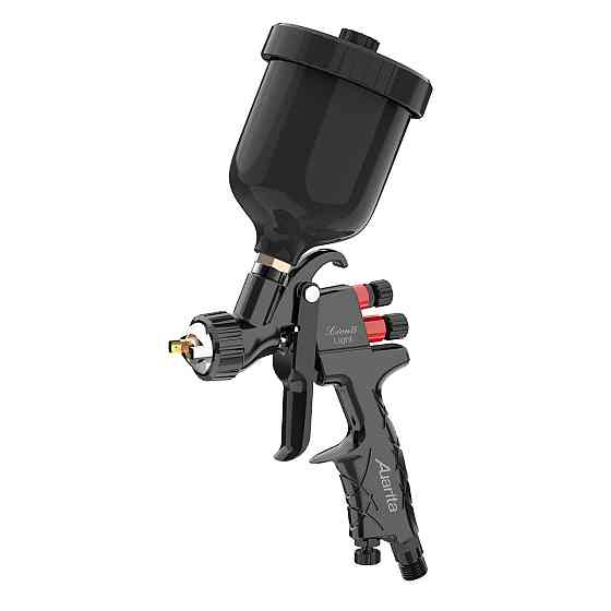 Пістолет фарбувальний пневматичний LVMP верх.пласт.бачок 250мл, форсунка-1,2мм  AUARITA LION-B-LIGHT-1.2LM Одеса
