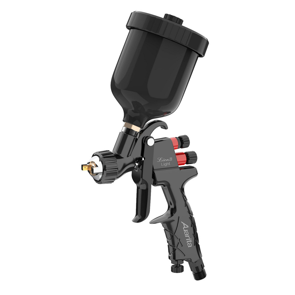 Пистолет окрасочный пневматический LVMP верх.пласт.бачок 250мл, форсунка-1,2мм AUARITA LION-B-LIGHT-1.2LM Одесса - изображение 1
