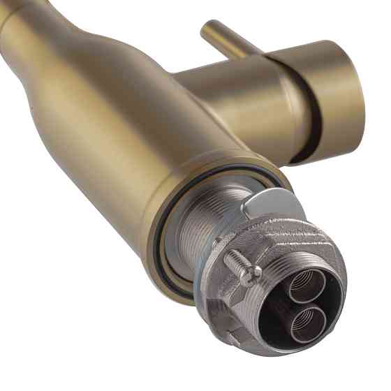 Змішувач для кухні Koer KI-70026-12 з білим силіконовим виливом (KR5212) Київ