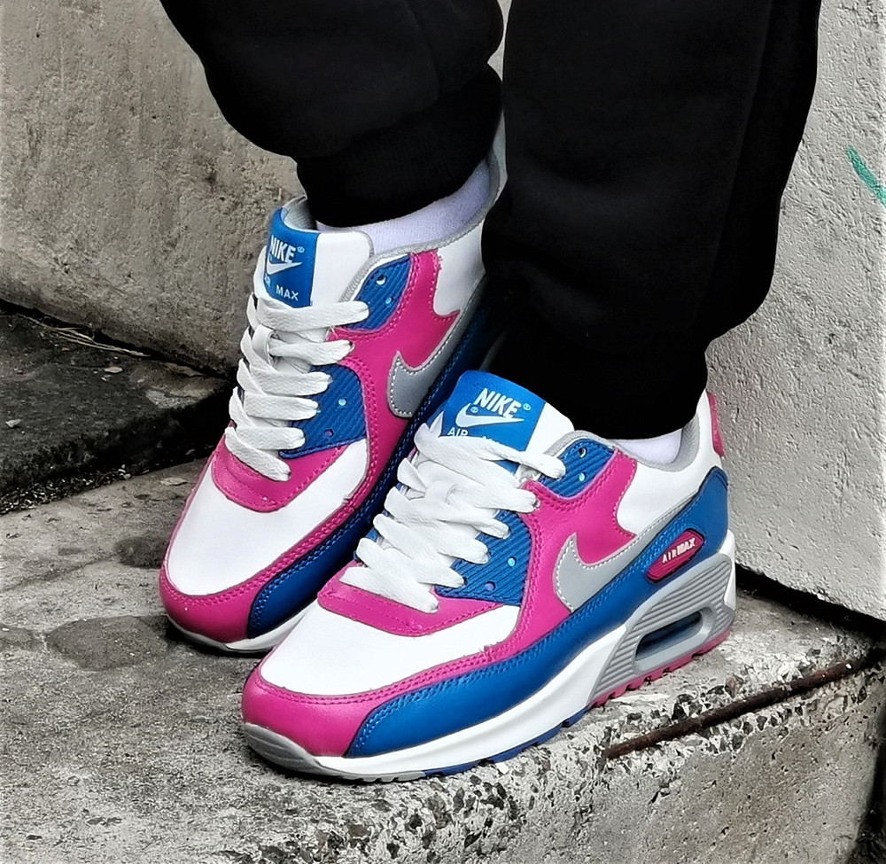 Кроссовки Nike 90 Женские Разноцветные с Амортизацией Цветные Найк (размеры: 37,38,39,40,41) Видео Обзор Днепр - изображение 2