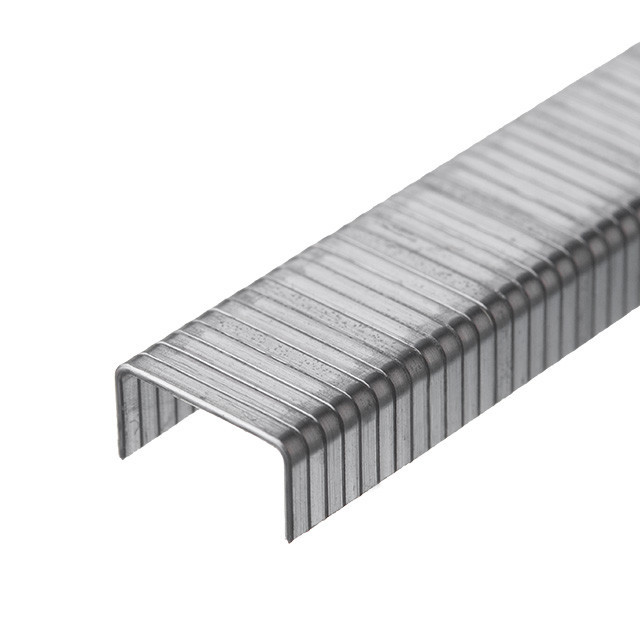 Скоба гартована 6 мм, ширина 11,3 мм, перетин 1,20 мм, 1000 шт/упак INTERTOOL RT-0146 Київ - фото 3