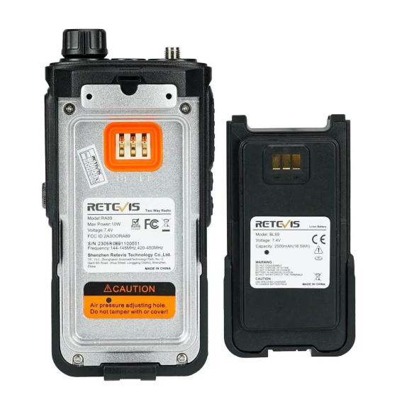 Комплект рація Retevis RA89 USB-C зарядка+ докстанція Луцьк