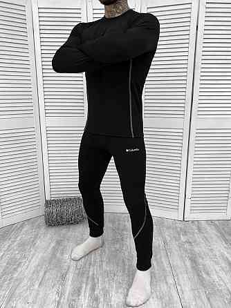 Термобілизна чоловіча Columbia чорна флісова військова термобілизна зимова чоловіча термобілизна   WAR Львів