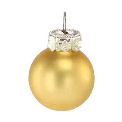 Елочная игрушка Chomik скляні кульки 24 шт, 2,5 см, золотисті (5900779882126_1) Вінниця