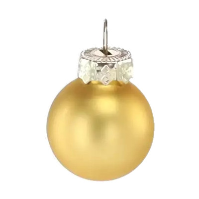 Елочная игрушка Chomik скляні кульки 24 шт, 2,5 см, золотисті (5900779882126_1) Винница - изображение 2