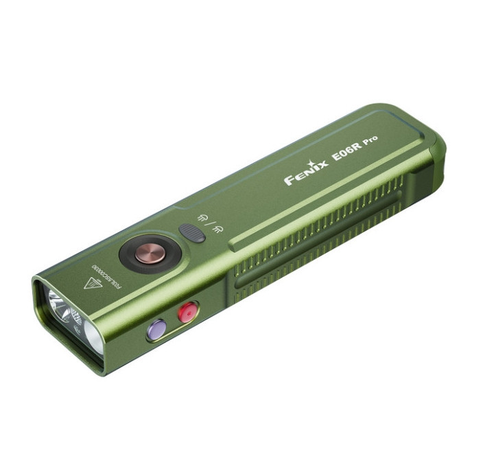 Ліхтар наключний Fenix E06R Pro Зелений Київ - фото 1