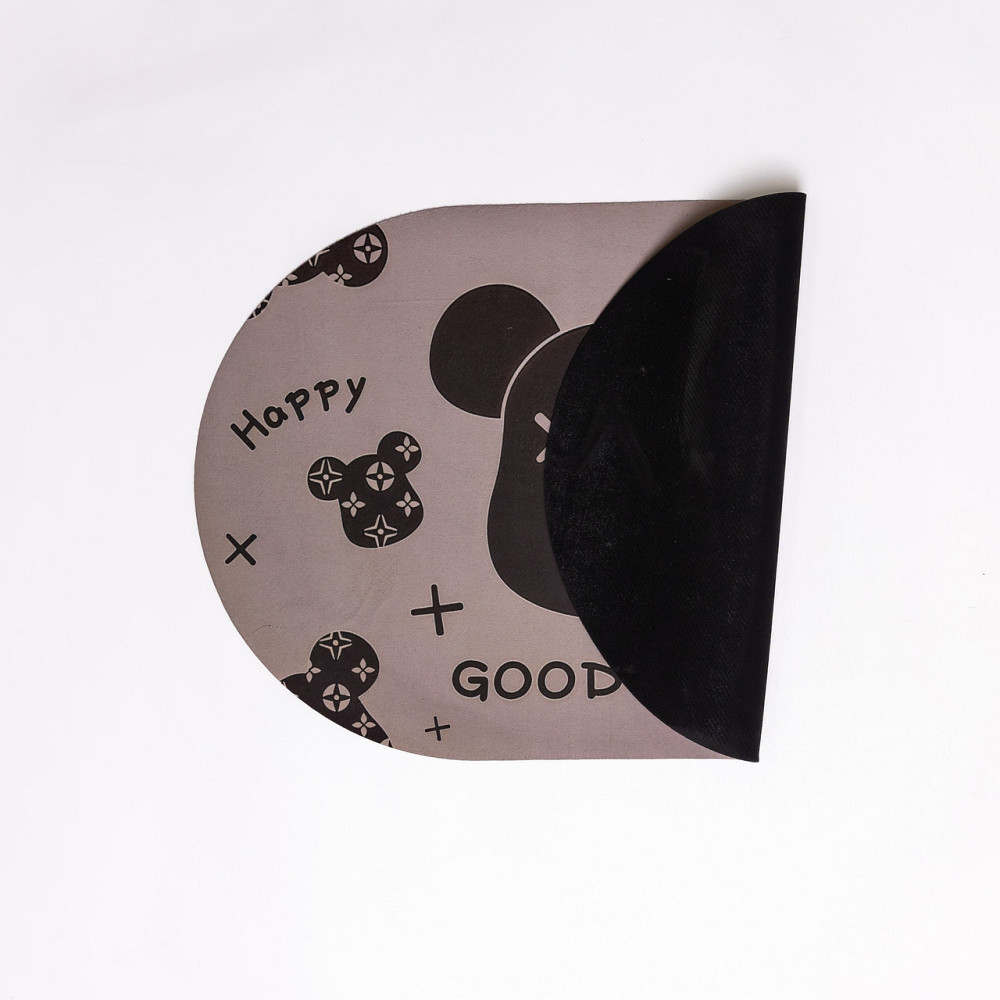 Диатомитовый овальный коврик для дома Good Luck 38×58 (см) влаговпитывающий коврик для кухни ванны и туалета HP-42-56 Киев - изображение 2