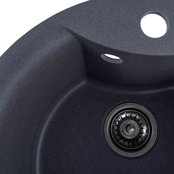 Гранітна мийка для кухні VALESO TURAS 480 матова Сірий мусон Коломыя