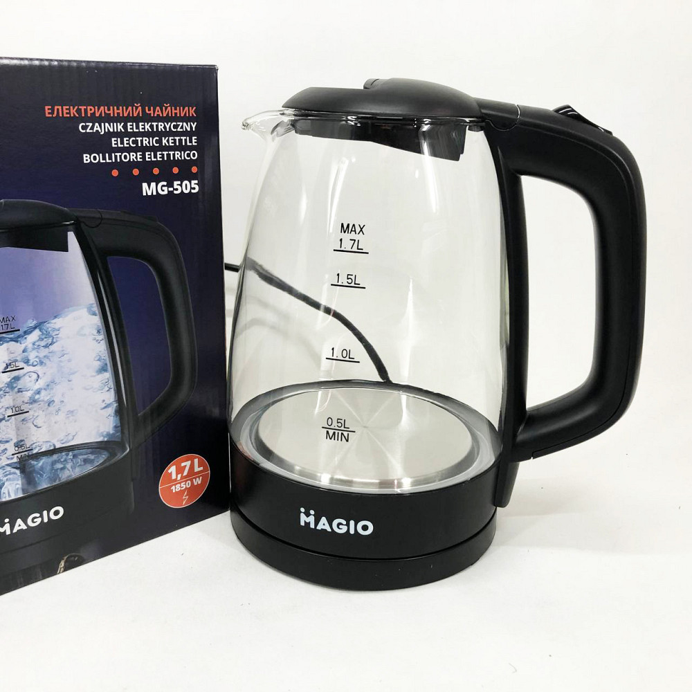 Электрочайник для чая и воды Magio MG-505, Эл чайник для кухни, Мощный электрочайник электрический LP-82 Львов - изображение 7
