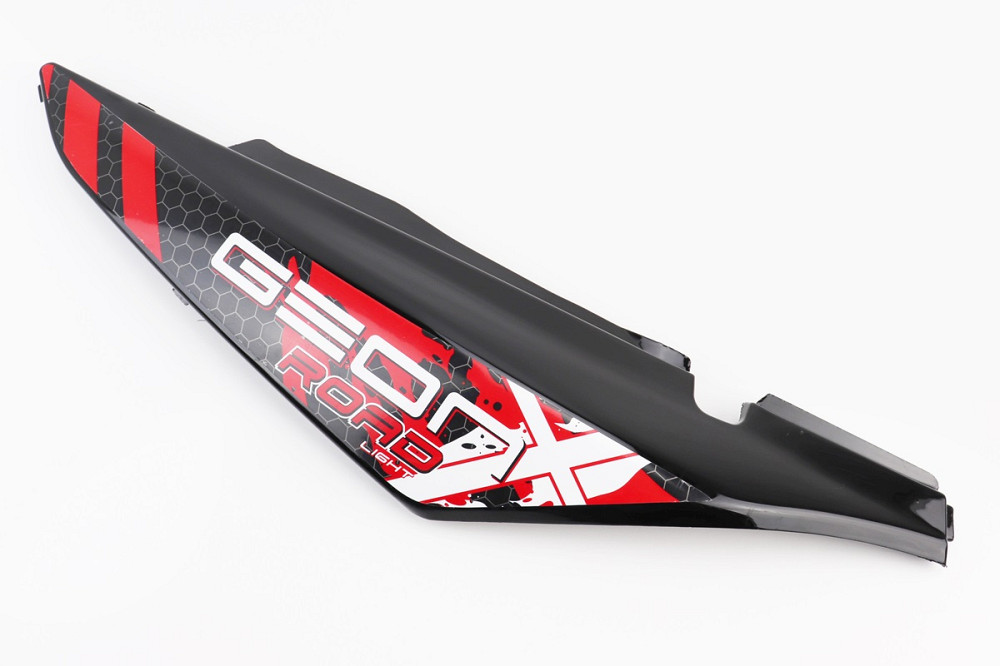 X-Road Light 200-250 пластик - задній бічний лівий, ЧОРНИЙ з червоним малюнком Київ - фото 1