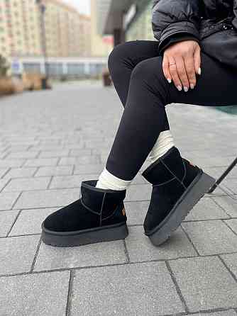 Без бренда Угги жіночі BESSKP -1 чорні (зима, замша натуральна) (5757) 36 Коломия