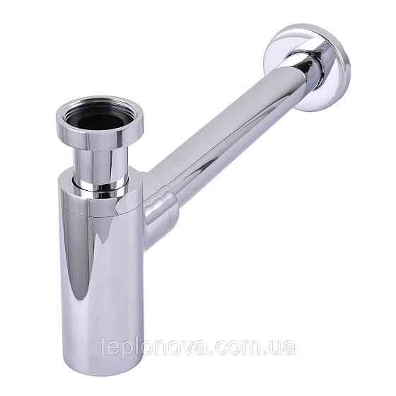 Сифон для раковин цилиндрический Globus Lux GSB-32-125-00 1 1/4 ″, хром, латунь Черновцы