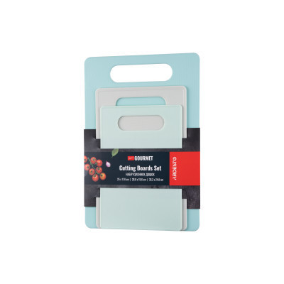 Дошка для нарізання Ardesto Gemini Gourmet Set 3 шт (AR1403BG) Вінниця - фото 1