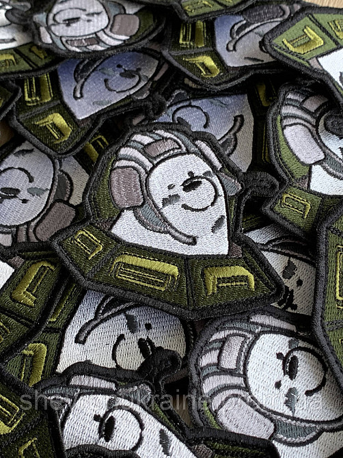 Шеврон ТАНКИСТ (Форма контурная. На липучке) Размер 8x8.5см Киев - изображение 3