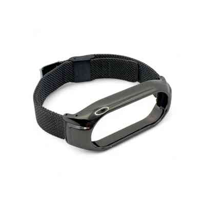 Ремінець до фітнес браслета BeCover Metal для Xiaomi Mi Smart Band 9 Black (711978) Вінниця