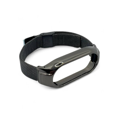 Ремешок для фитнес браслета BeCover Metal для Xiaomi Mi Smart Band 9 Black (711978) Винница - изображение 1