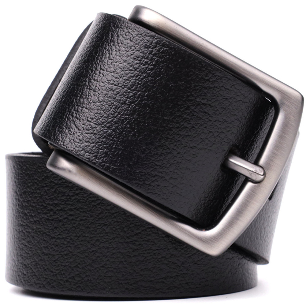 Надежный мужской ремень из натуральной кожи BOND 22950 Черный Киев - изображение 2