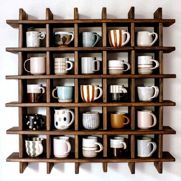 Полиця для чашок "Кантара" капучино Миколаїв - фото 1