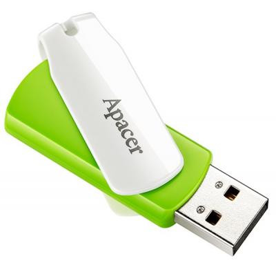 USB флеш накопитель Apacer 32GB AH335 Green USB 2.0 (AP32GAH335G-1) Винница - изображение 3