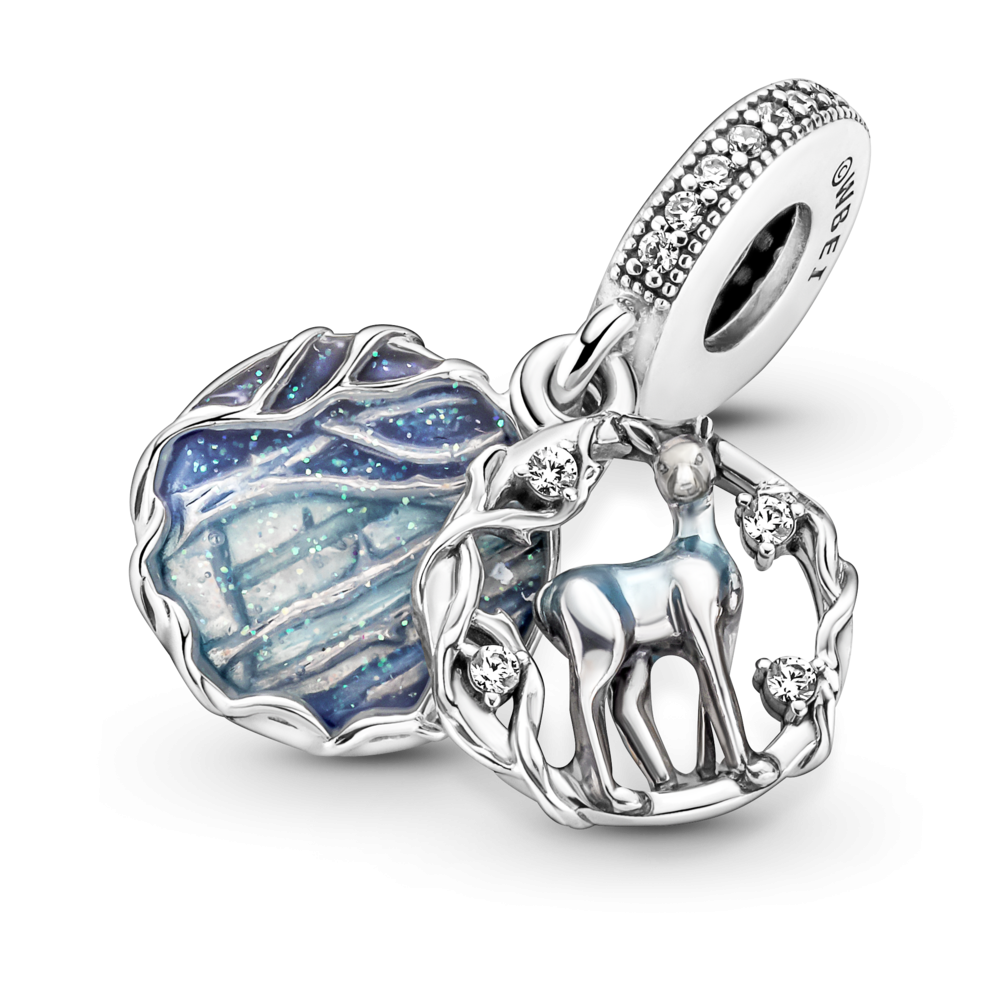 Серебряный шарм Бусина 