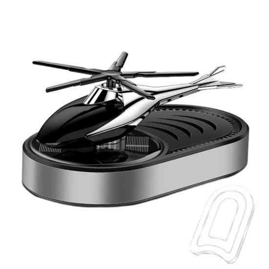 Ароматизатор автомобильный Вертолет на солнечной батарее (Серый) Винница