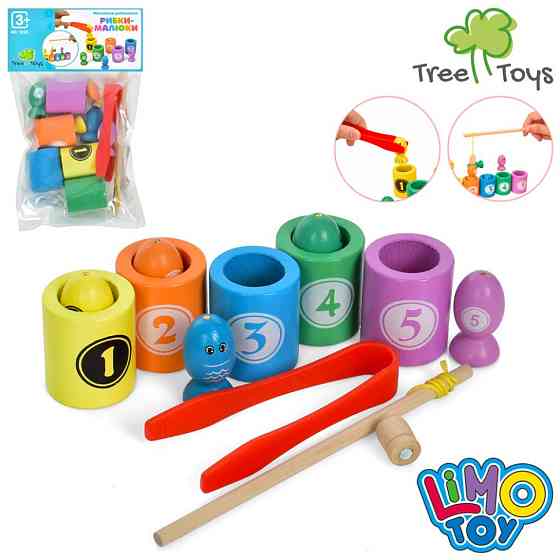 Деревянная магнитная игрушка 