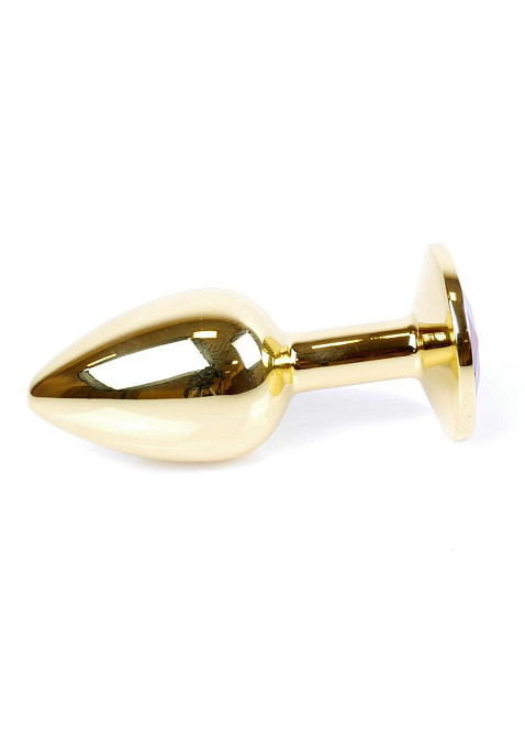 Анальна пробка - Jewellery Gold Plug Black Sex Aura Київ - фото 4