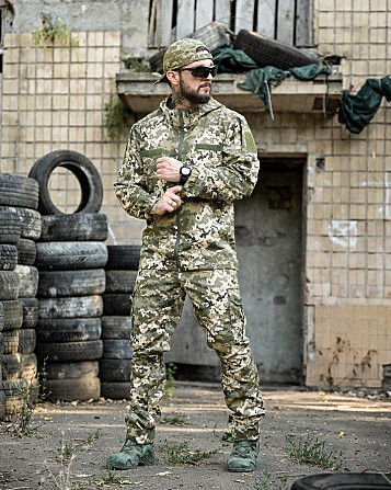 Літній тактичний костюм GECKTAR піксель ДЛ6497 Київ - фото 1