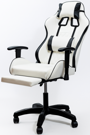 Кресло геймерское DIEGO Raptor white Киев