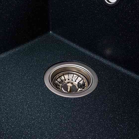 VALESO Гранітна мийка для кухні VALESO SOLID 7843 матова Антрацит Киев